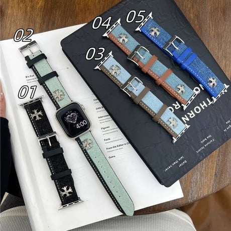 アップル ウォッチ バンド デニム  apple watch series 10 バンド おしゃれ ストリート M190