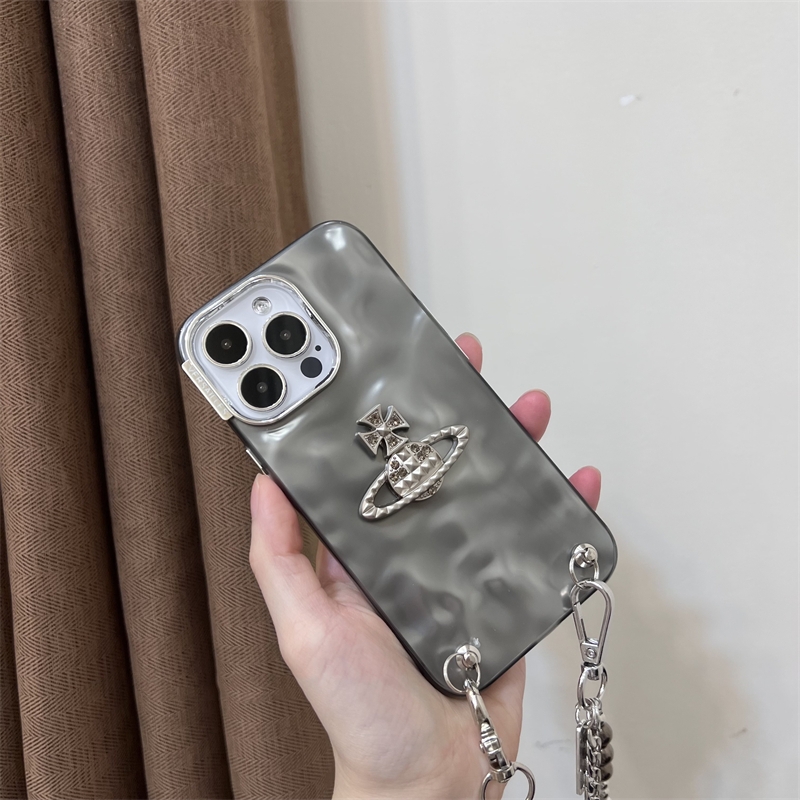 iphone16/16proケース かわいい おしゃれ iphoneケース チェーン