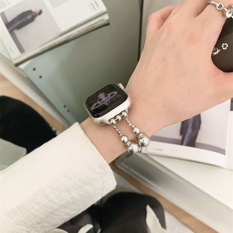 アップル ウォッチ バンド パール apple watch バンド かわいい M087