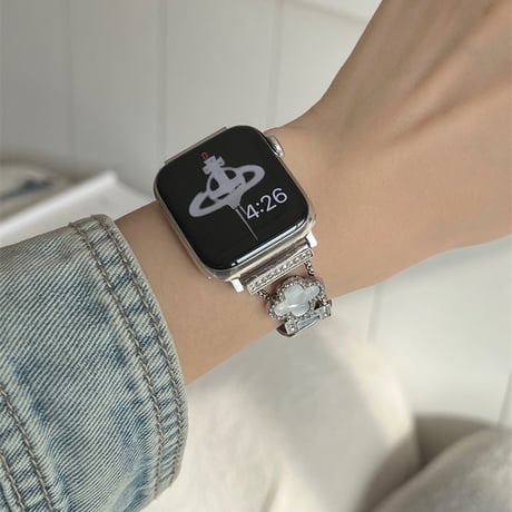 四つ葉のクローバー アップル ウォッチ バンド かわいい apple watch バンド レディース M111