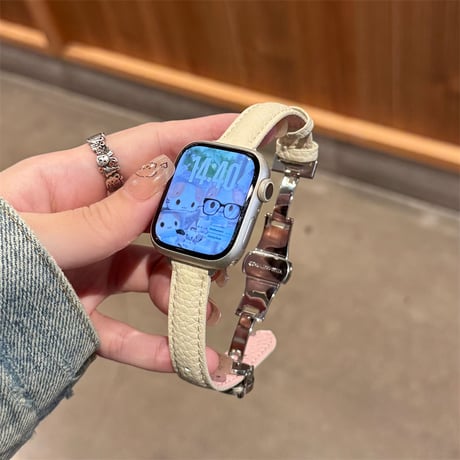 アップル ウォッチ バンド かわいい apple watch 11 バンド レザー レディース M307
