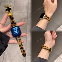 アップル ウォッチ バンド 女性 マグネット apple watch バンド ヒョウ 柄 おしゃれ M310