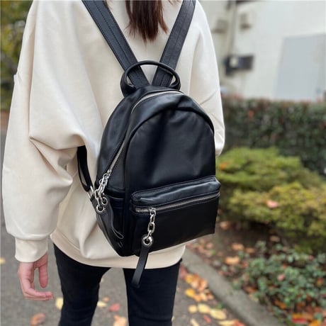 「040」リュック 黒 おしゃれ バック パック メンズ リュック レディース 大人可愛い