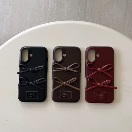 iphone ケース かわいい iphone16/16pro ケース 韓国 リボン M253