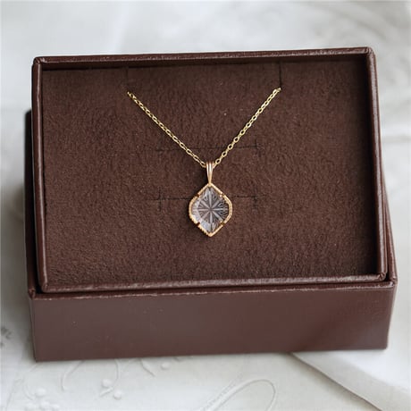 「018」天然石 アクセサリー 女性 ネックレス リング 氷の結晶 シルバー925 結婚式 パーティー