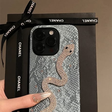 iphone16/16pro ケース 韓国 流行り iphoneケース かわいい スネーク M143