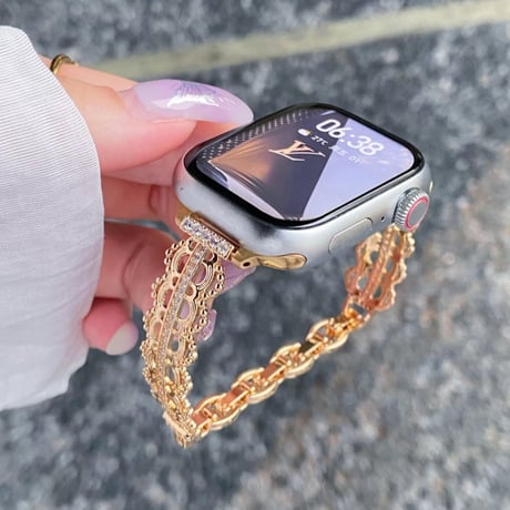 アップル ウォッチ 11/se3 ブレスレット バンド レディース apple watch バンド 可愛い M320