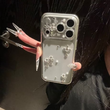 スマホケース 透明 デコ iphone17/17pro ケース 女子 人気 M327