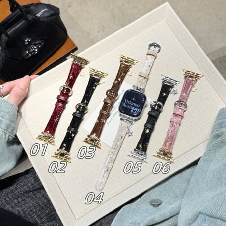 アップル ウォッチ バンド 女性 おしゃれ ベルベット apple watch 11 42mm バンド かわいい M315