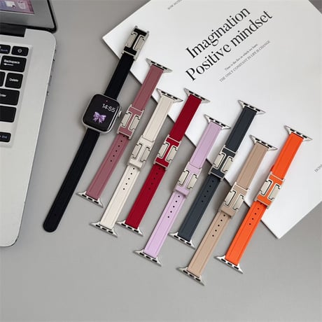 3日タイムセール25％OFF! アップル ウォッチ 10/11 バンド シリコン apple watch se3 バンド  マグネット 細い M325