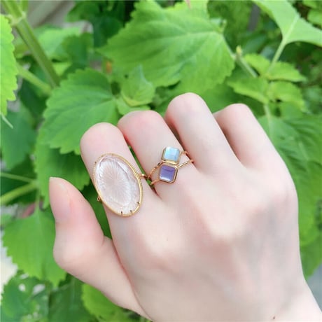 「018」天然石 アクセサリー 女性 ネックレス リング 氷の結晶 シルバー925 結婚式 パーティー