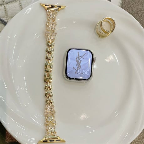 蝶々 apple watch バンド アップル ウォッチ バンド 女性 人気 ラインストーン M267
