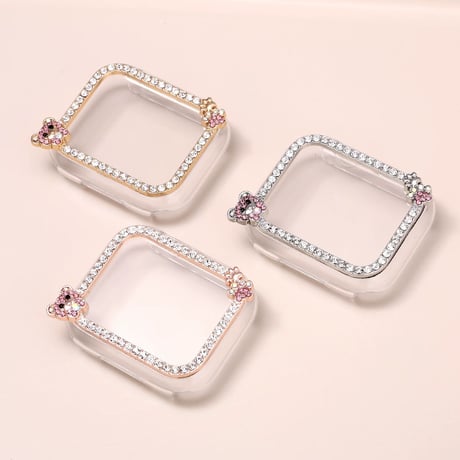apple watch ブレスレット クマ アップル ウォッチ バンド 可愛い 「保護ケース付き」M162