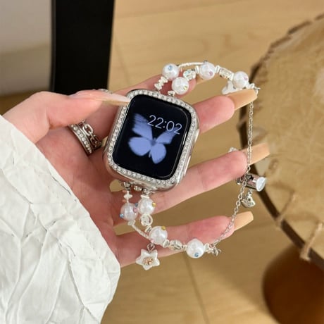 apple watch バンド パール アップル ウォッチ バンド 可愛い M082