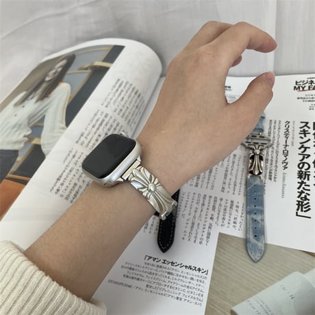【50％OFF!】腕周り細いレディースに最適なapple watchバンド半額セール中！