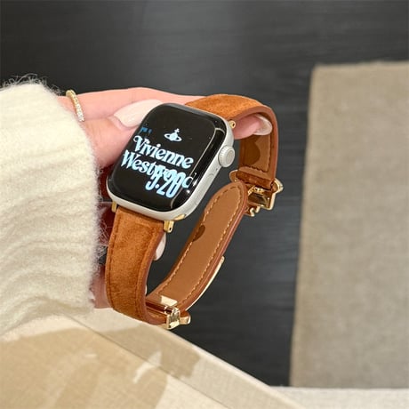 スエード アップルウォッチ バンド 高級 レディース apple watch 11 バンド おすすめ M306