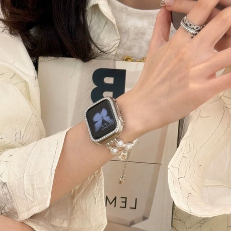 apple watch バンド パール アップル ウォッチ バンド 可愛い M082