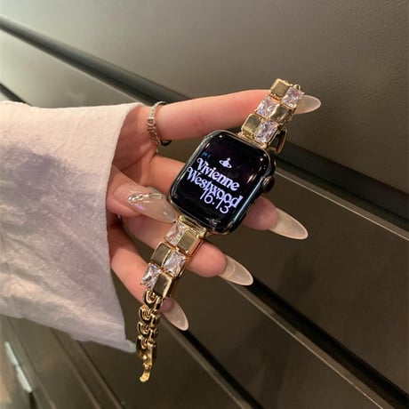 アップル ウォッチ バンド 女性 キラキラ apple watch ブレスレット M228
