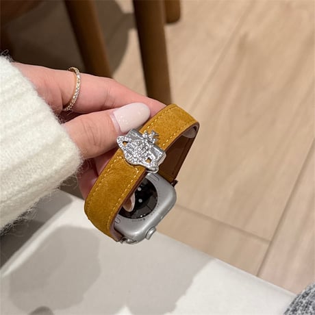 スエード アップルウォッチ バンド 高級 レディース apple watch 11 バンド おすすめ M306