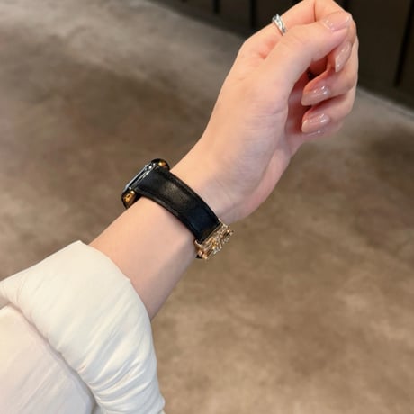 アップル ウォッチ 10 バンド 女性 人気 apple watch 革 バンド かわいい マグネット M290