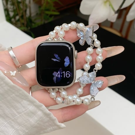 アップル ウォッチ ブレスレット apple watch Series 10 バンド レディース かわいい M101