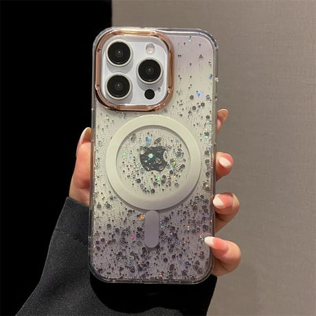 iphone16/16pro マグセーフ ケース iphone ケース グリッター キラキラ M254