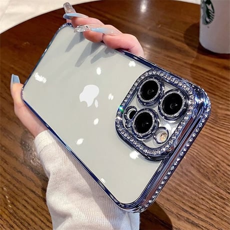 iphone18pro max/17pro ケース キラキラ クリア iphone ケース 透明 可愛い【カメラ保護フィルム付き】M064
