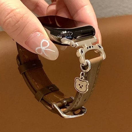 apple watch バンド かわいい アップル ウォッチ バンド レザー M217