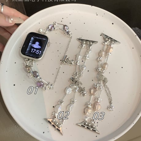 アップル ウォッチ バンド パール apple watch ブレスレット M119