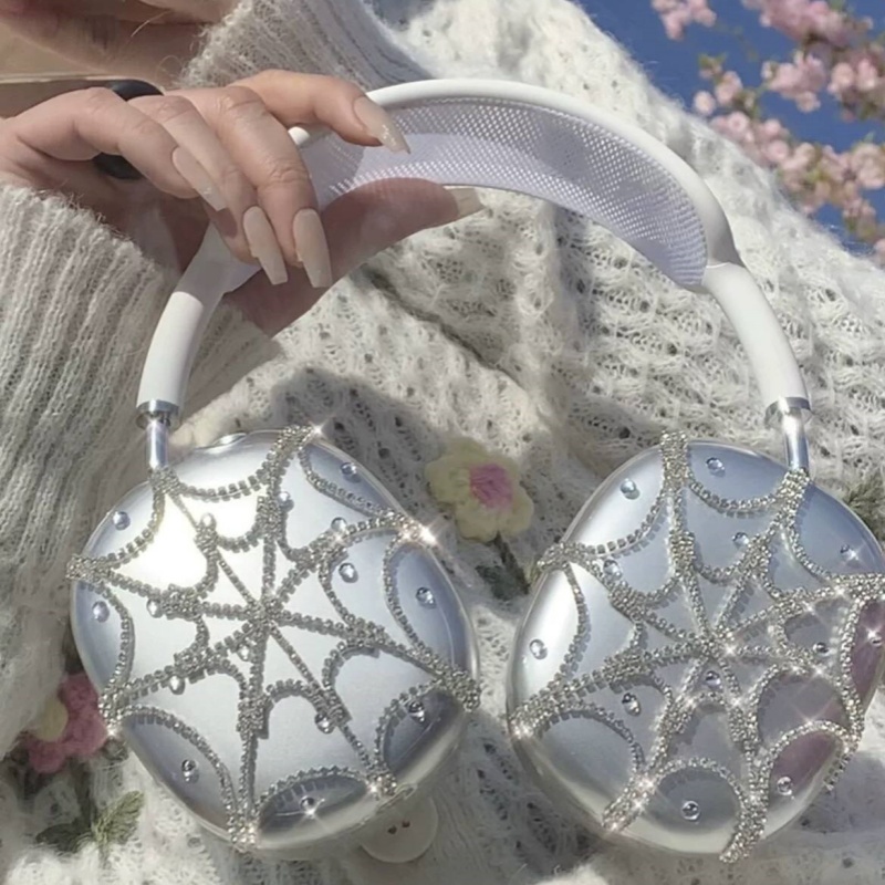 クリア airpods max ケース カバー デコ エア ポッズ マックス ケース