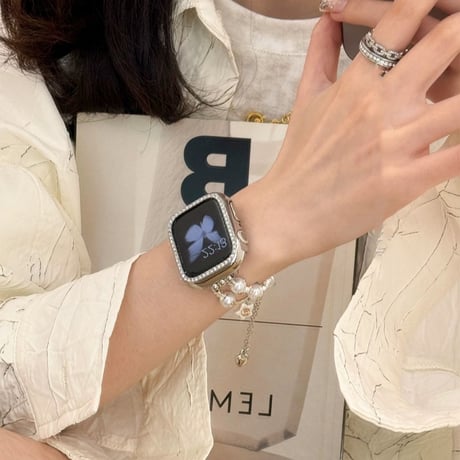 apple watch バンド パール アップル ウォッチ バンド 可愛い M082
