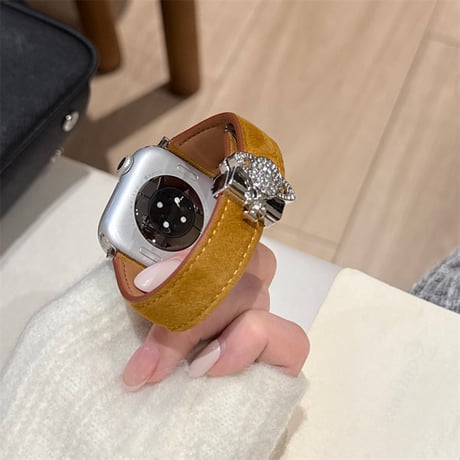 スエード アップルウォッチ バンド 高級 レディース apple watch 11 バンド おすすめ M306