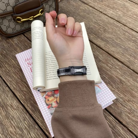 ツイード アップル ウォッチ バンド マグネット apple watch バンド かわいい M223