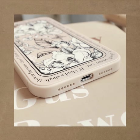 iphone15/14/13 ケース 韓国 流行り スマホケース 花 柄 M002