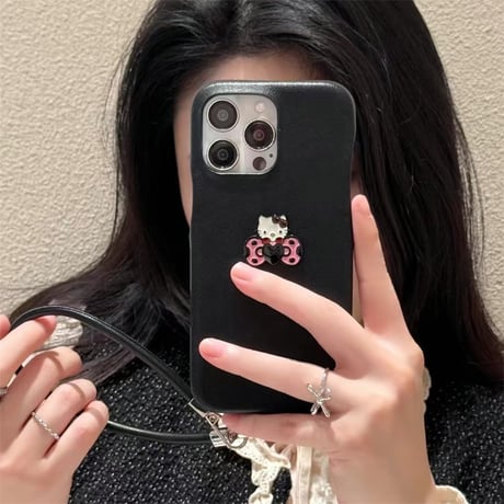 iphone16/16plus ケース レザー 可愛い スマホケース iphone15/14 ケース ストラップ 付き M270