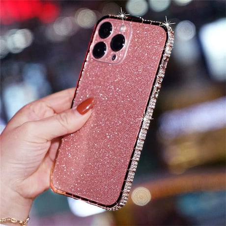 iphone アルミ バンパー iphone ケース キラキラ デコ M080
