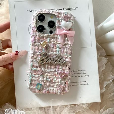 ピンク iphone16/15 ケース スマホケース 可愛い 韓国 iphone16pro ケース ストーン デコ M262