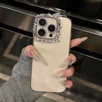 「カメラリングプレゼント！」iphone17/17pro ケース クリア iphone16/15 ケース ストーン デコ M287