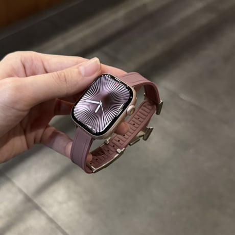 3日タイムセール25％OFF! アップル ウォッチ 10/11 バンド シリコン apple watch se3 バンド  マグネット 細い M325