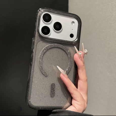 キラキラ iphone クリア ケース magsafe iphone18pro/17pro ケース 透明 かわいい M090