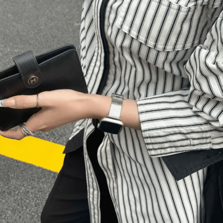 アップル ウォッチ バンド お 揃い apple watch バンド ステンレス「男女兼用」 M238
