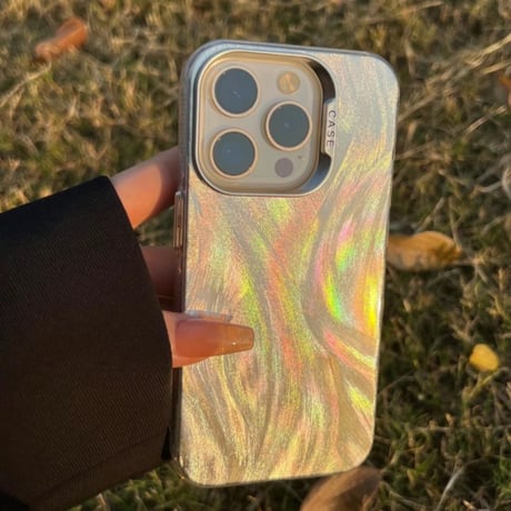 iphoneケース かわいい オーロラ iphone ケース キラキラ M061