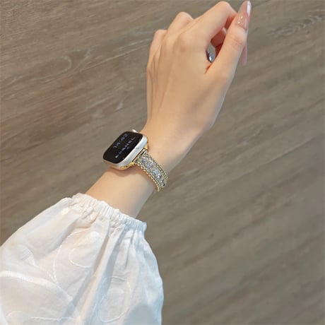 アップル ウォッチ バンド キラキラ ジルコン apple watch ブレスレット M296