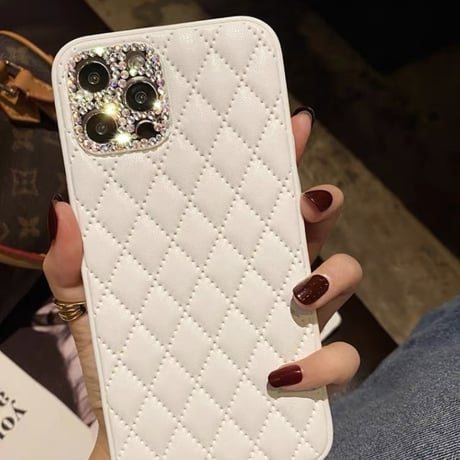 iphone ケース キルティング iphone ケース 人気 女子 キラキラ M033