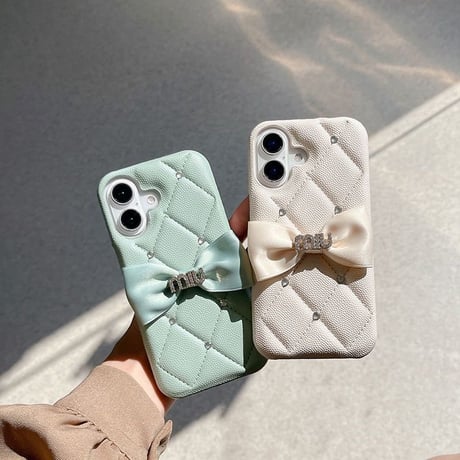iphone ケース リボン デコ iphone ケース 韓国 かわいい M244