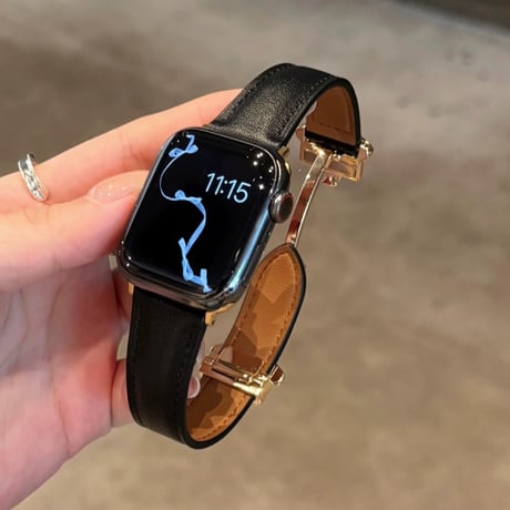 アップル ウォッチ 10 バンド 女性 人気 apple watch 革 バンド かわいい マグネット M290