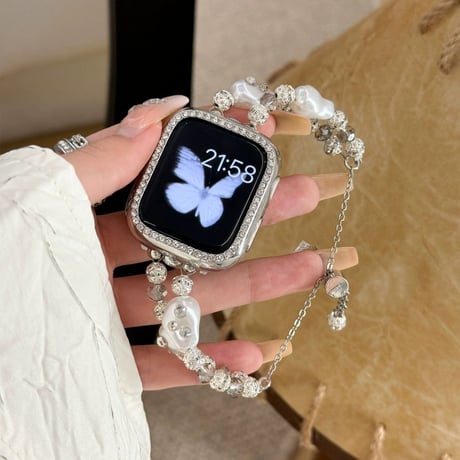 apple watch バンド パール アップル ウォッチ バンド 可愛い M082