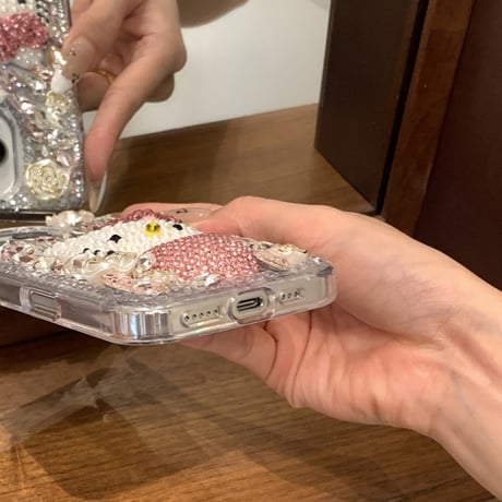 iphone17/17pro ケース かわいい iphone ケース デコ 人気 女子 M189