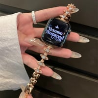 アップル ウォッチ シリーズ 10 バンド キラキラ ジルコン apple watch ブレスレット M145