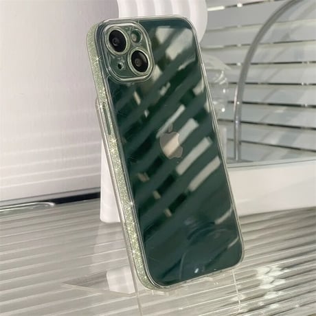 iphone16/16pro ケース クリア ガラス iphone ケース キラキラ 透明 M001